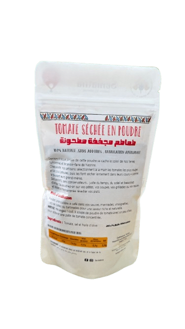 Tomate séchée en poudre artisanale – 100 % naturelle et sans additifs | Seniatna – Image 2